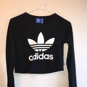 Adidas Long Sleeve Crop Top